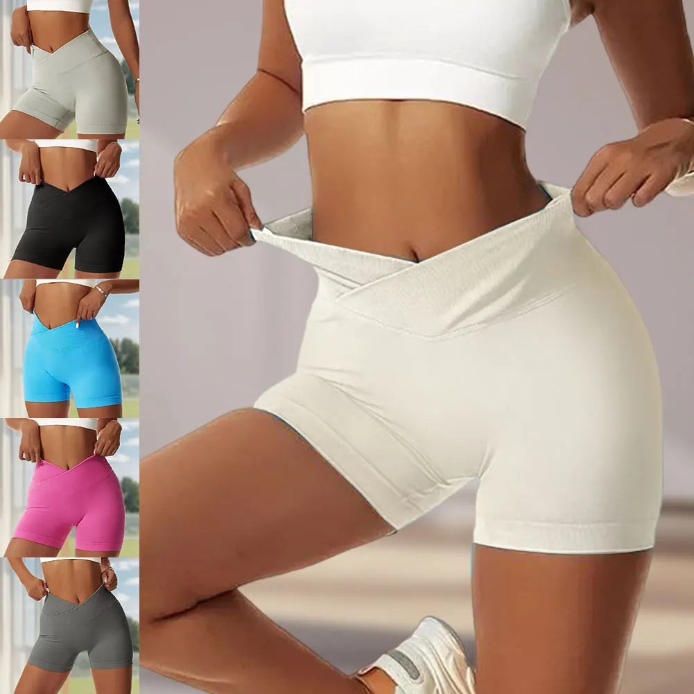 Women’s High Waist Butt-Lifting Workout Shorts